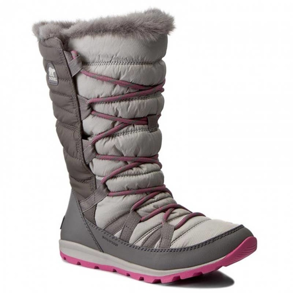 Sorel Whitney Lace NY1895 Pink Ice Tall Boot Y6